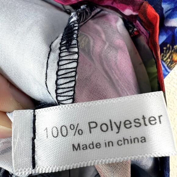 Romper Jack Floral Passion Romper Jumpsuit One Piece Button Front Navy Festival - Picture 6 of 8